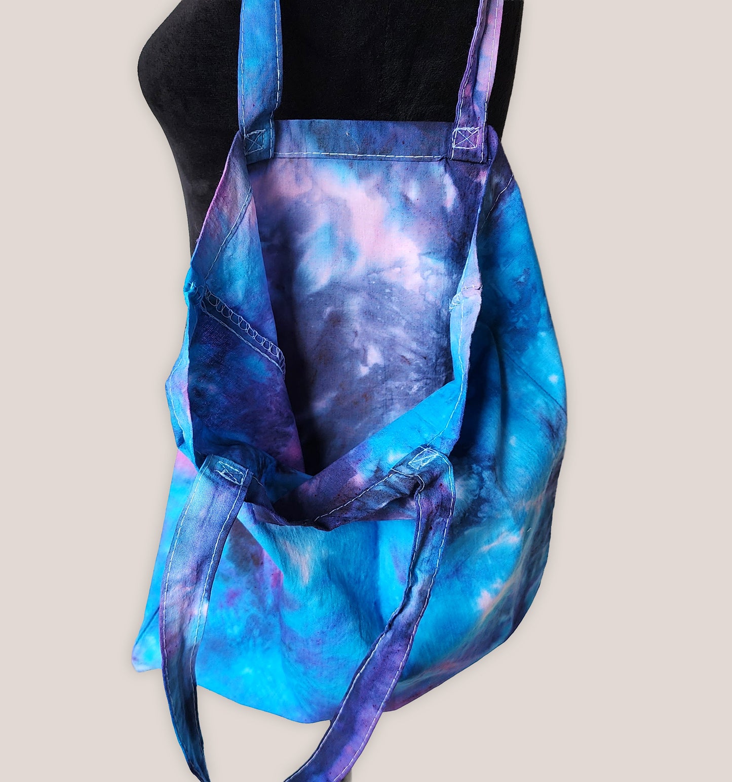 Galactic Spark Tie Dye Cotton Tote Bag