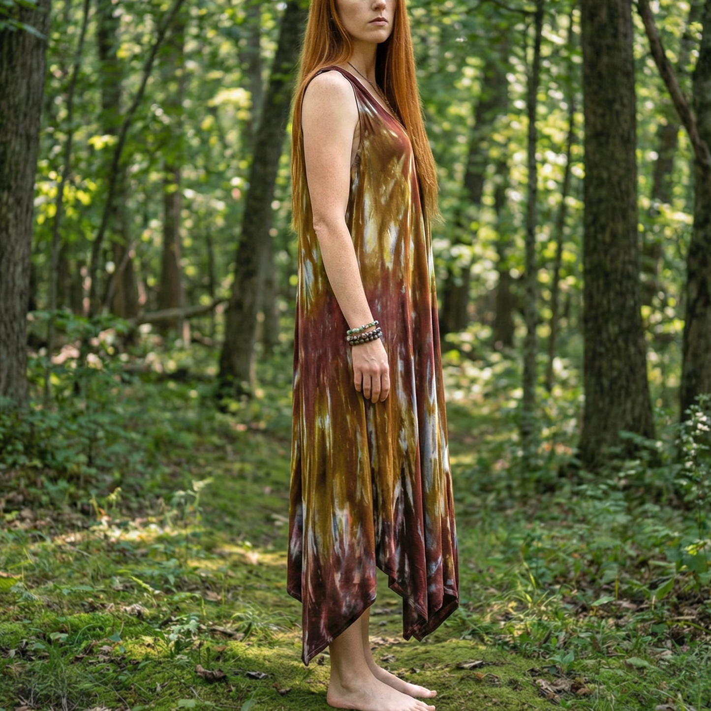Lorelei Tie Dye Boho Dress