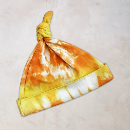 Maui Sunset Tie Dye Organic Baby Hat