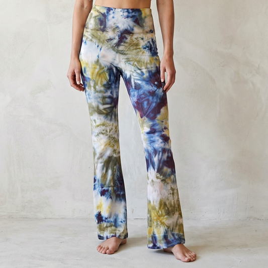 Moon Dust Tie Dye Flare Leggings