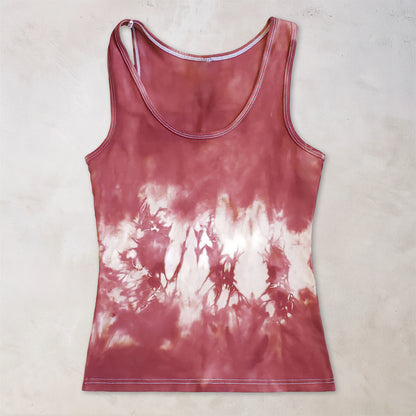 Pumpkin Spice Tie Dye Tank Top