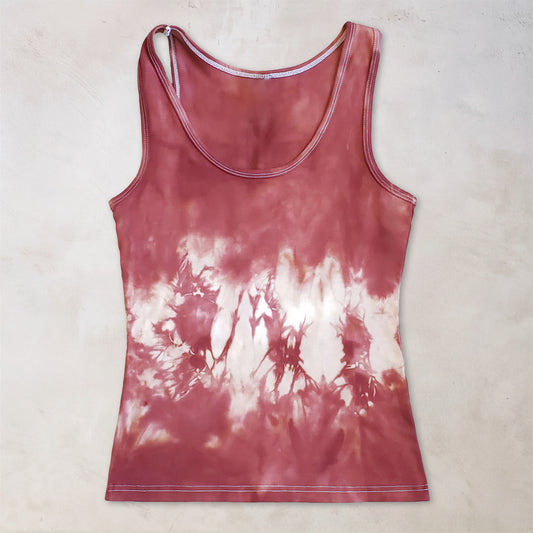 Pumpkin Spice Tie Dye Tank Top
