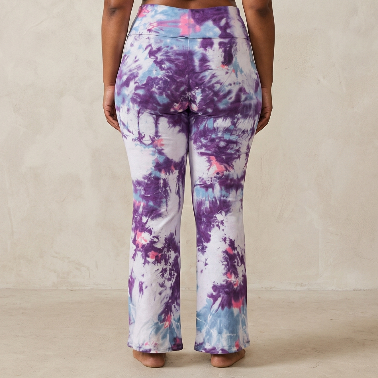 Quiet Solstice Tie Dye Flare Leggings