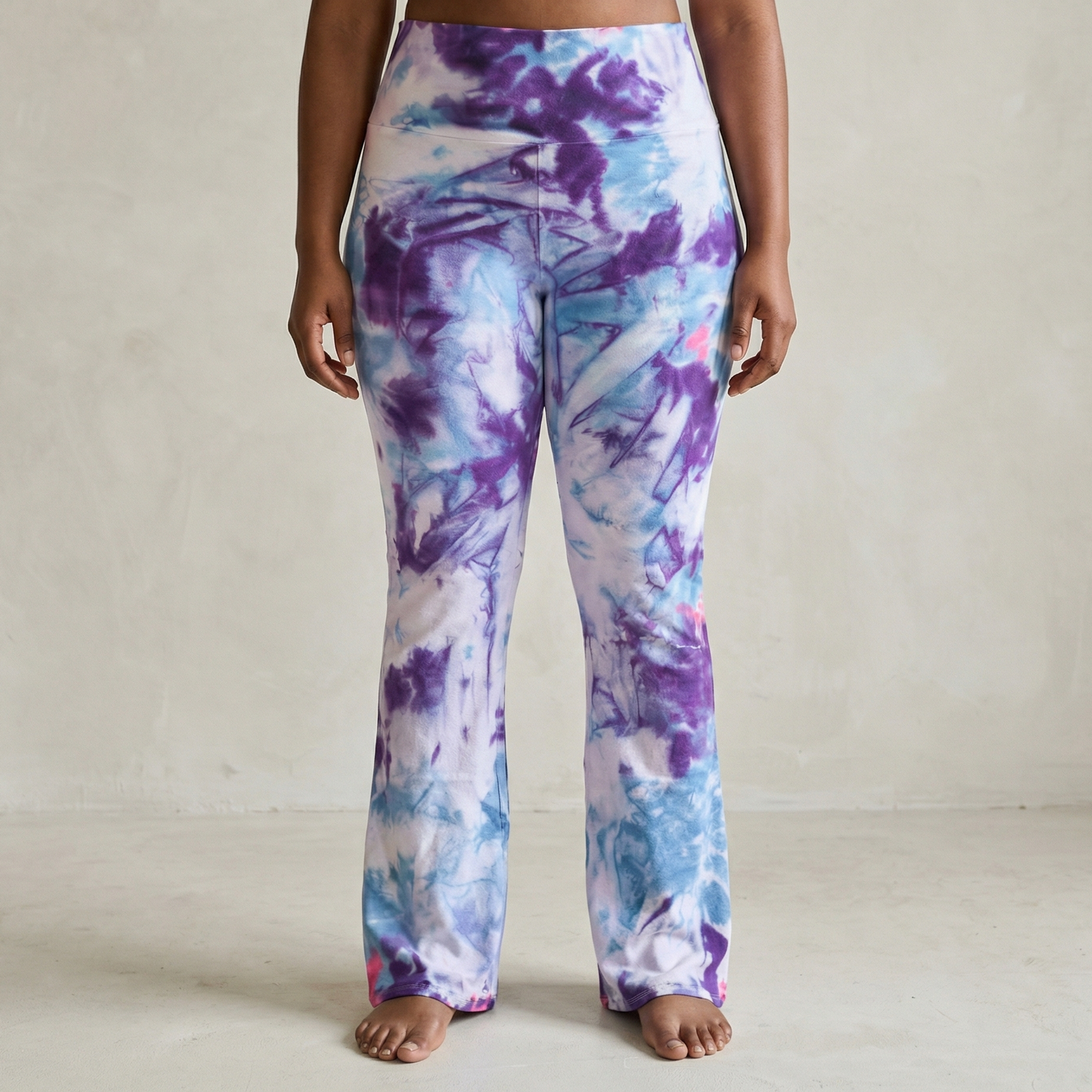 Quiet Solstice Tie Dye Flare Leggings