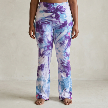 Quiet Solstice Tie Dye Flare Leggings