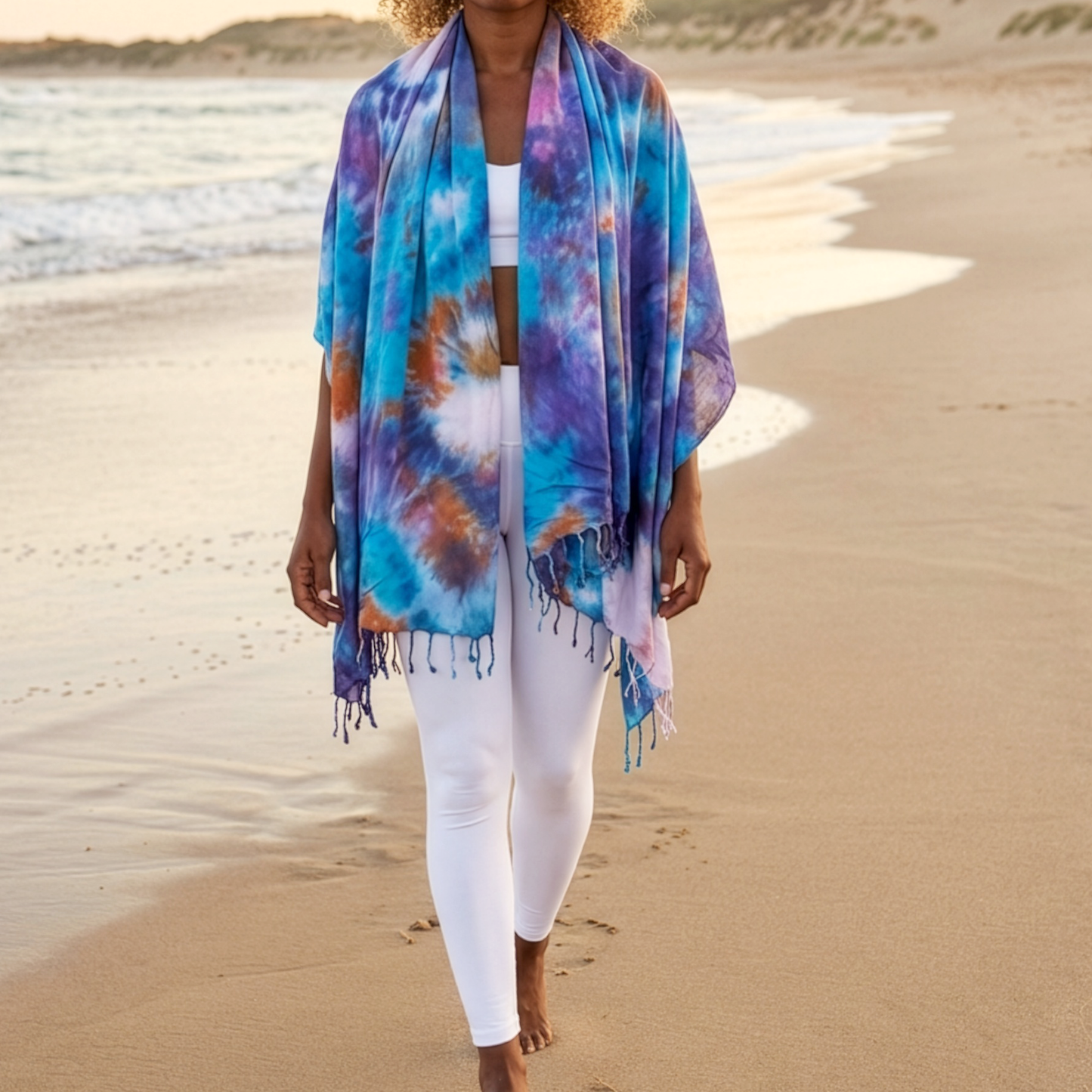 Solar Tide Tie Dye Boho Scarf