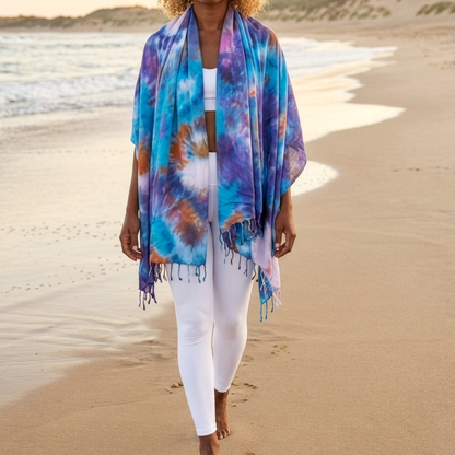 Solar Tide Tie Dye Boho Scarf