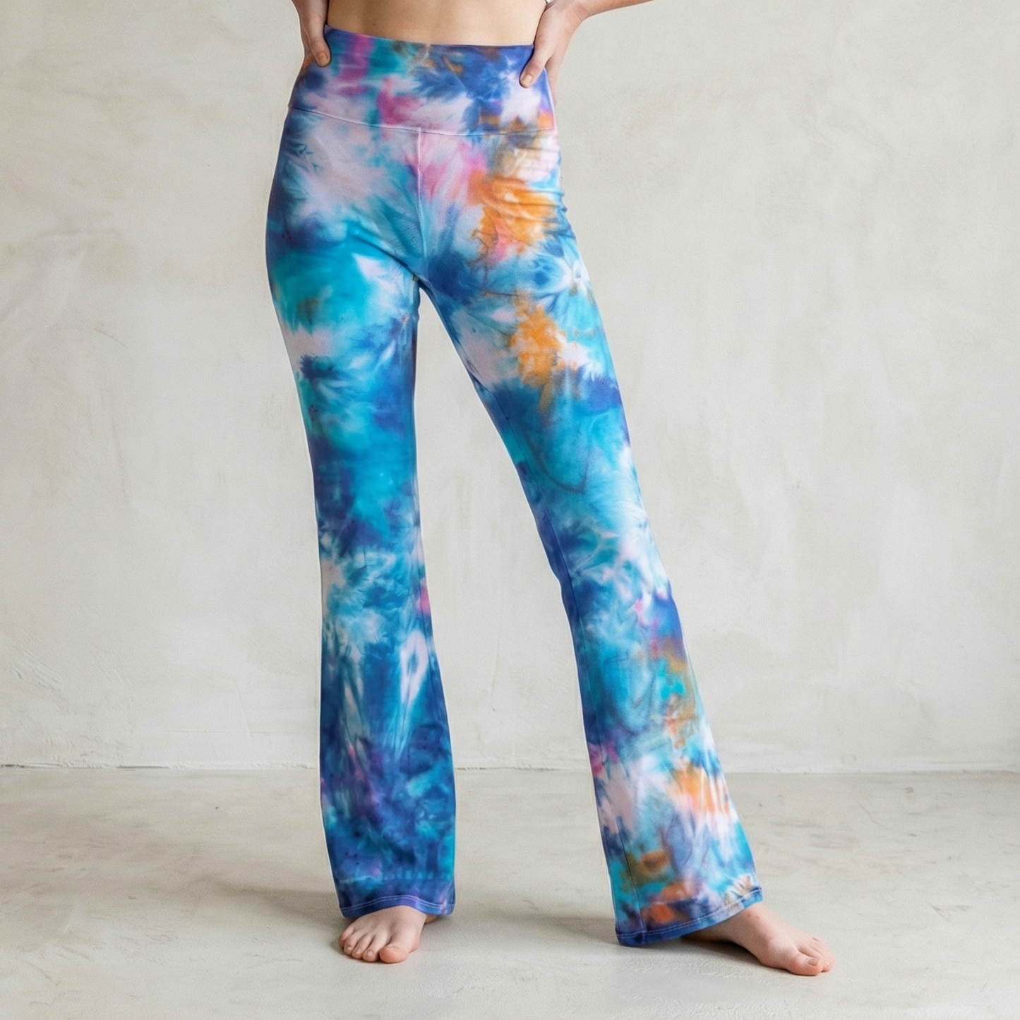 Solar Tide Tie Dye Flare Leggings