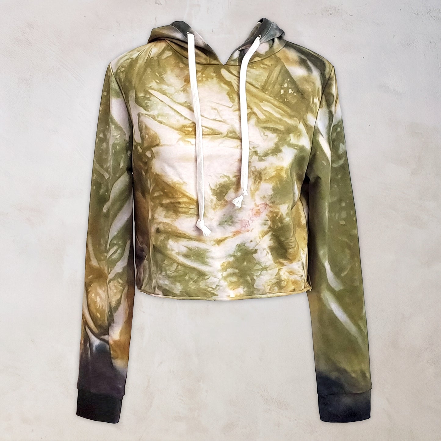 Sylph Tie Dye Cropped Hoodie