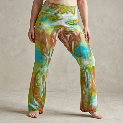 Vortex Echo Tie Dye Flare Leggings