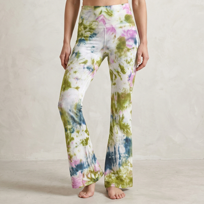 Wicked Grove Tie Dye Flare Leggings