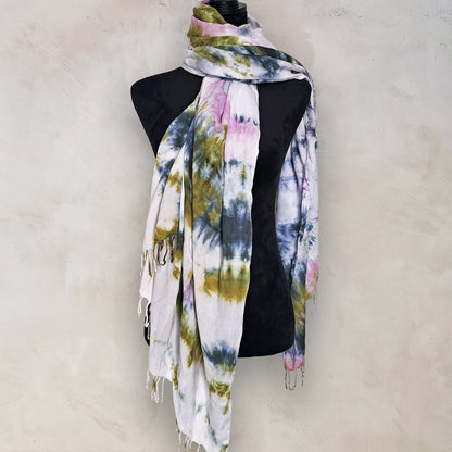 Wicked Grove Tie Dye Boho Scarf