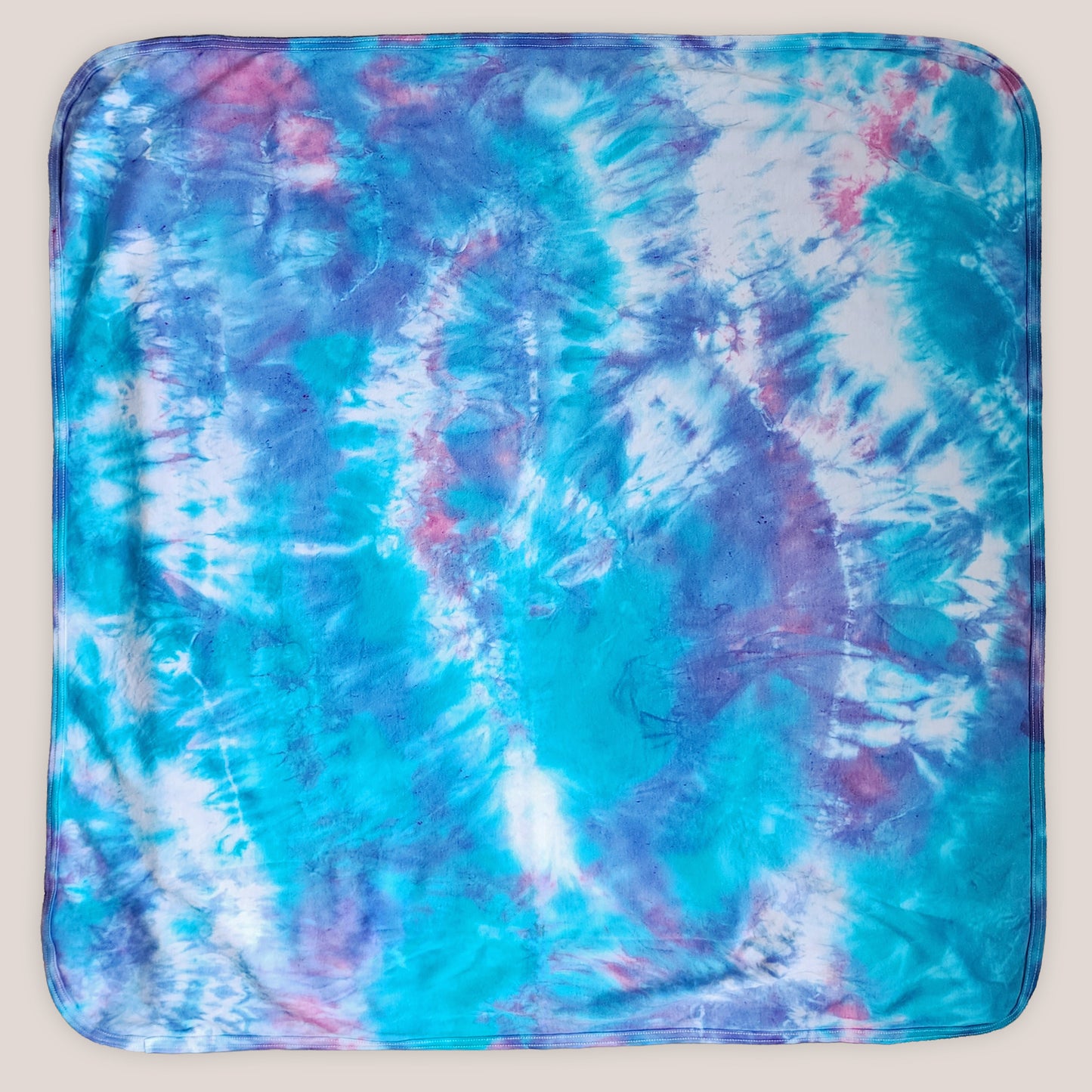 Wisteria Mist Tie Dye Organic Baby Blanket