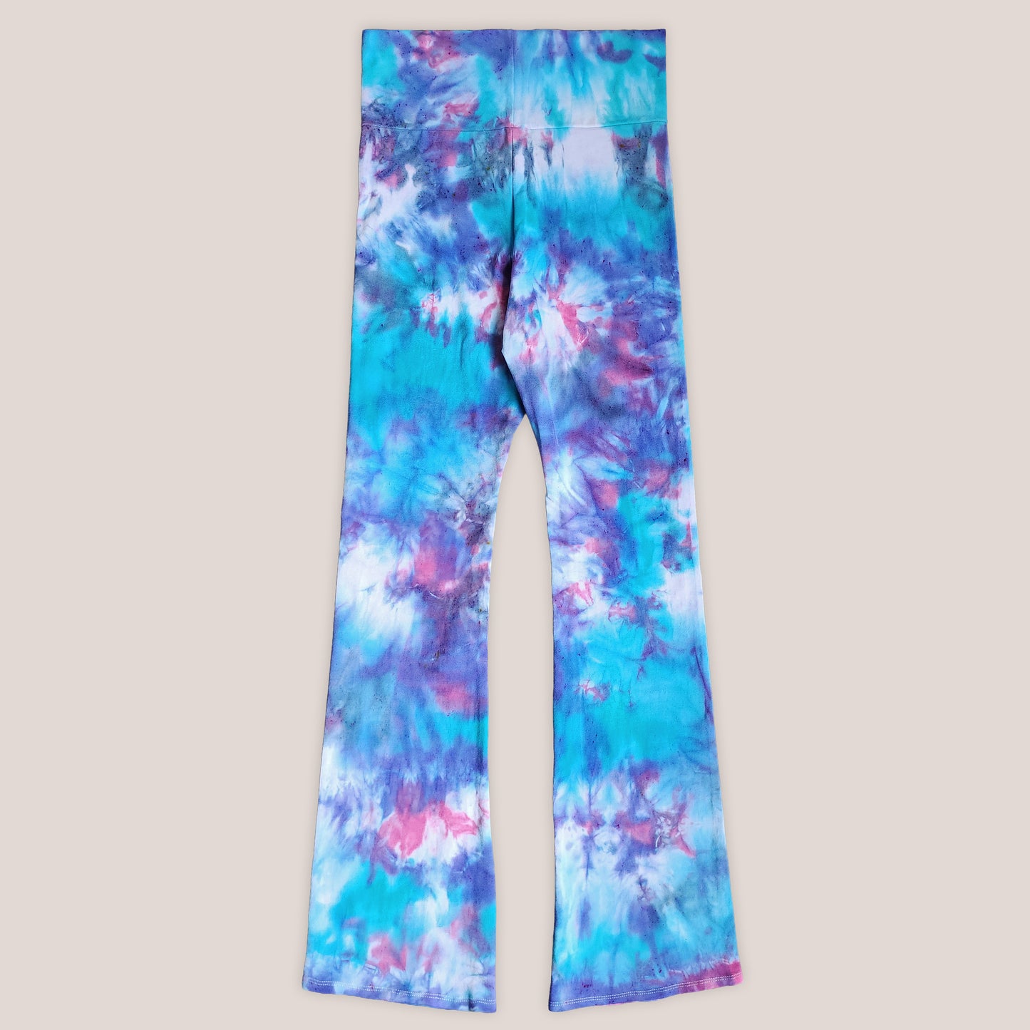 Wisteria Mist Tie Dye Flare Leggings