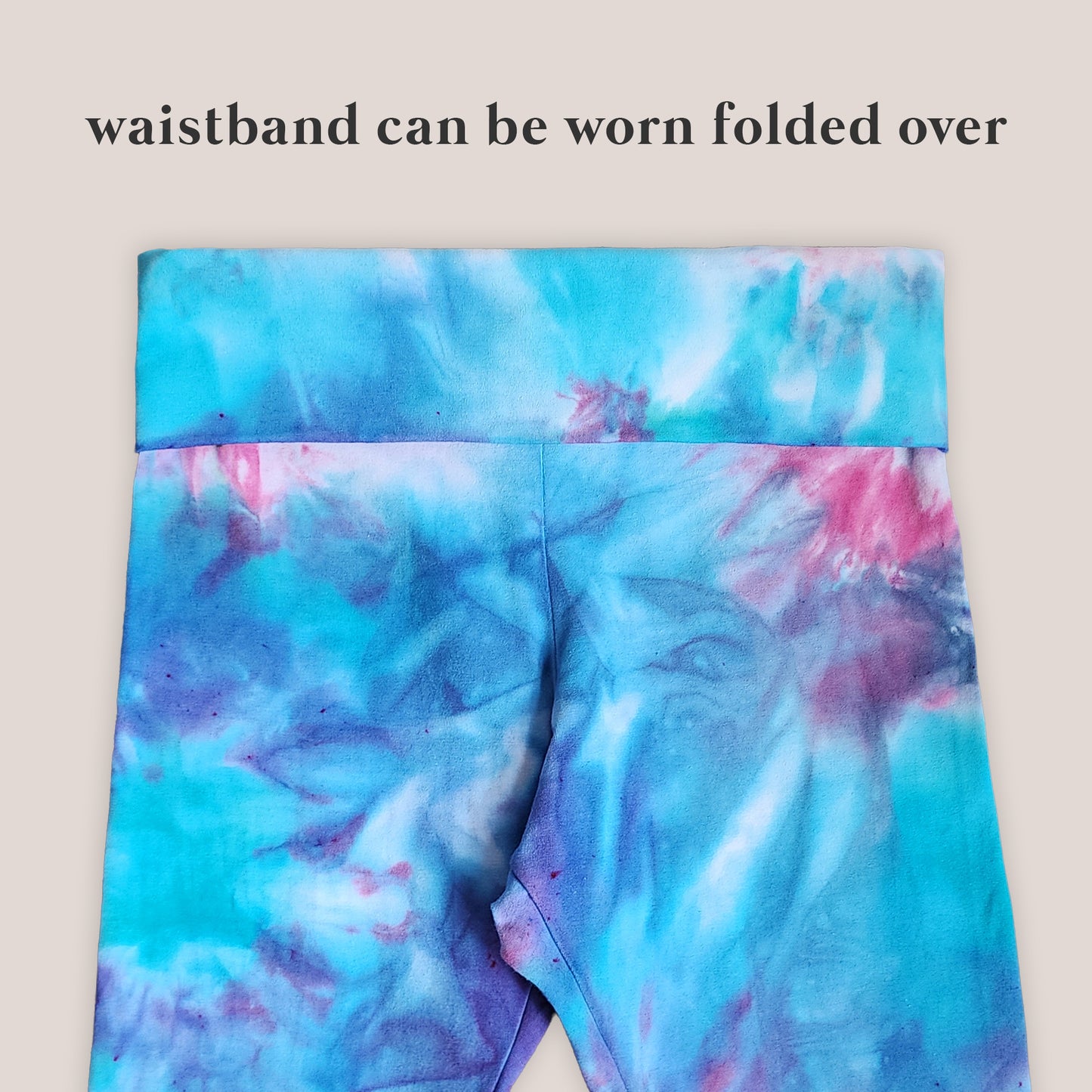 Wisteria Mist Tie Dye Flare Leggings