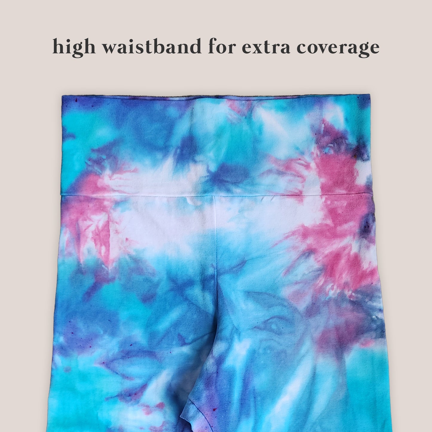 Wisteria Mist Tie Dye Flare Leggings