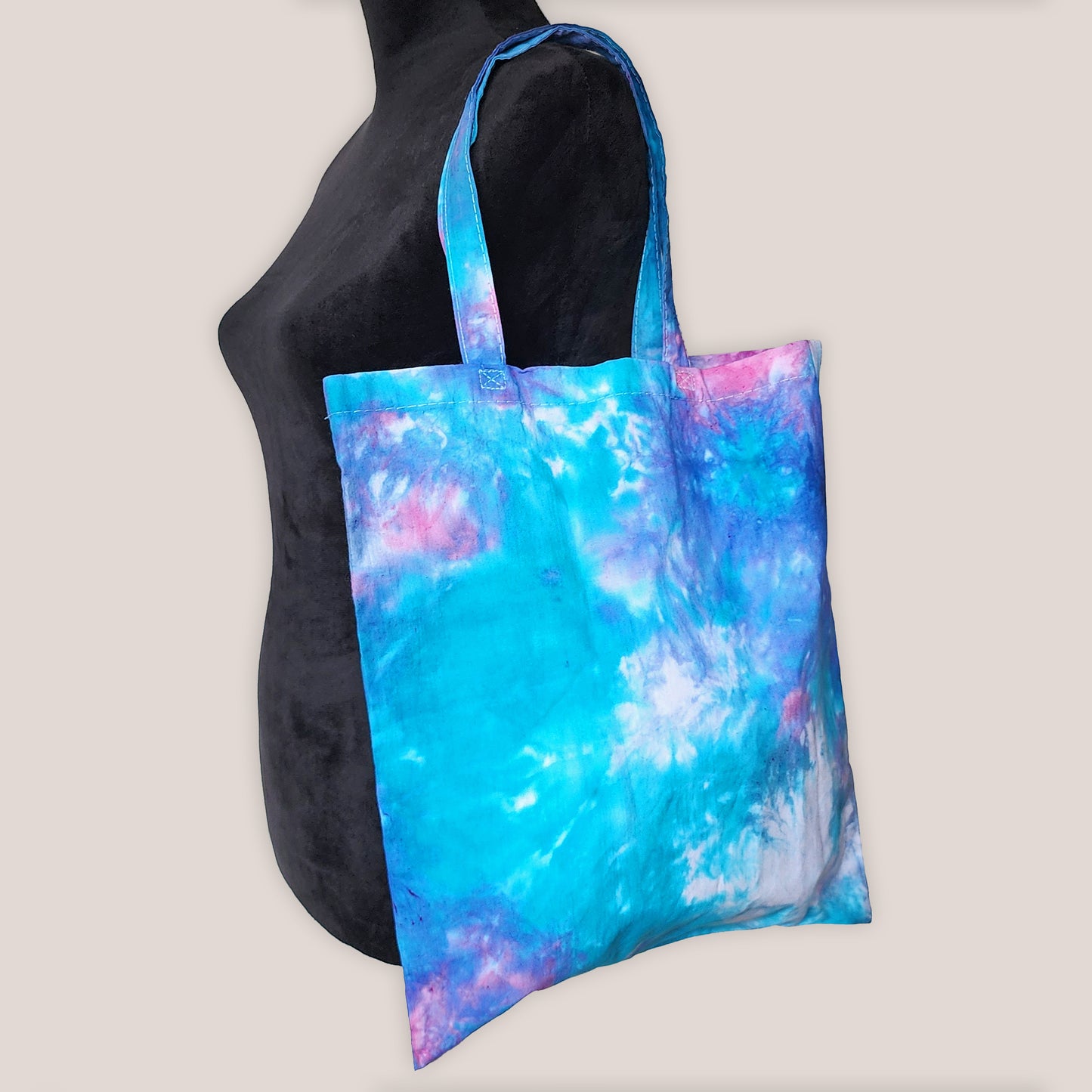 Wisteria Mist Tie Dye Cotton Tote Bag