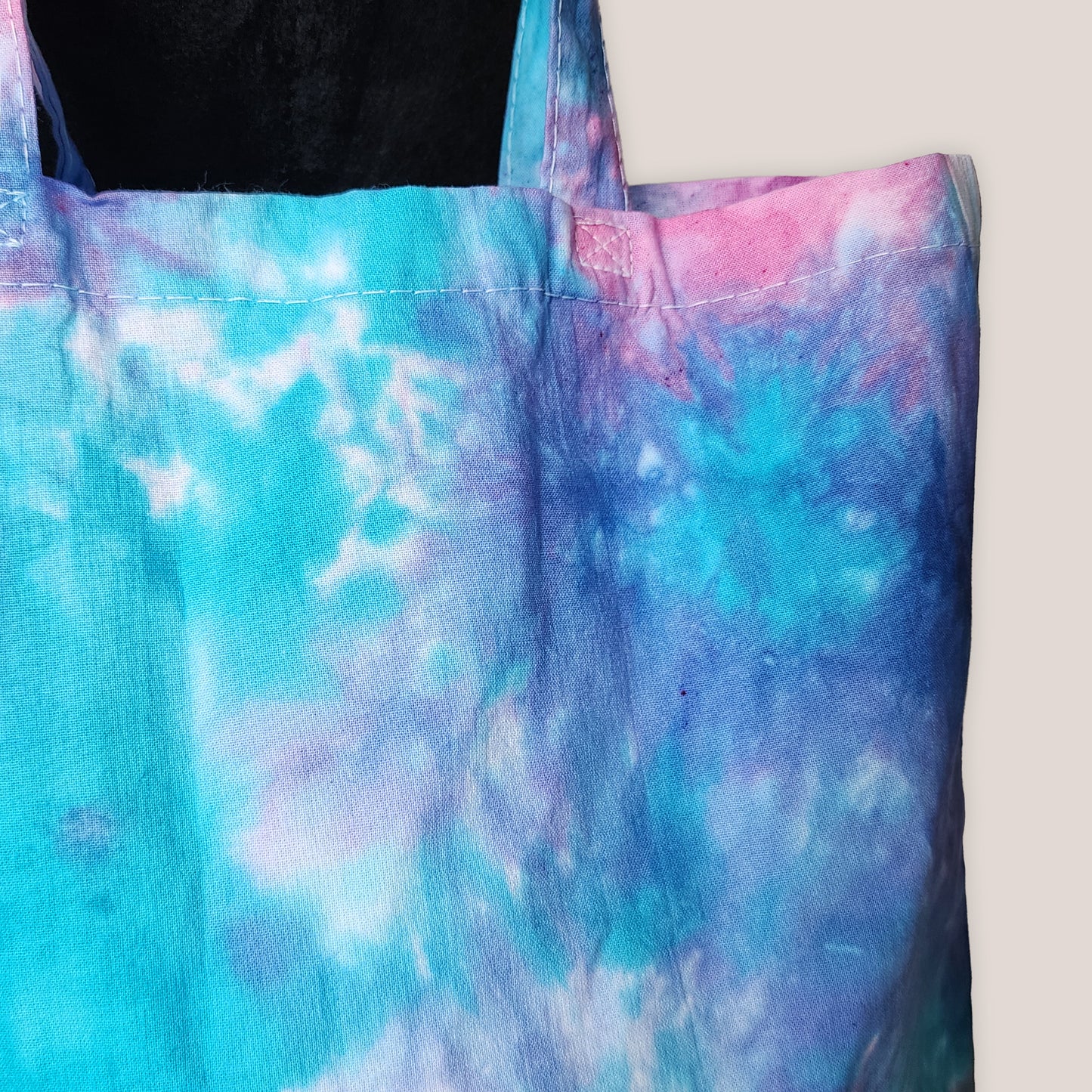 Wisteria Mist Tie Dye Cotton Tote Bag