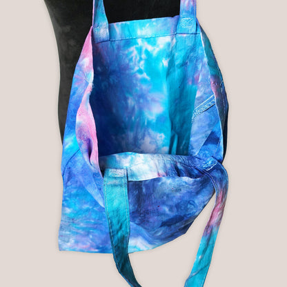 Wisteria Mist Tie Dye Cotton Tote Bag