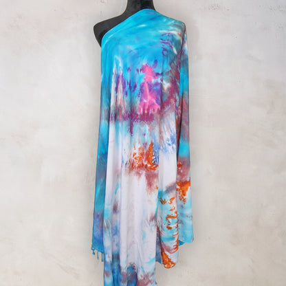 Rainshadow Tie Dye Boho Scarf