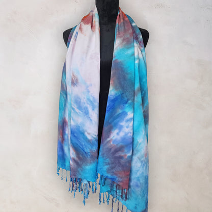 Rainshadow Tie Dye Boho Scarf