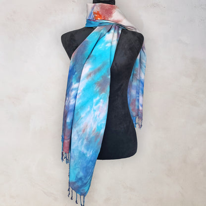 Rainshadow Tie Dye Boho Scarf