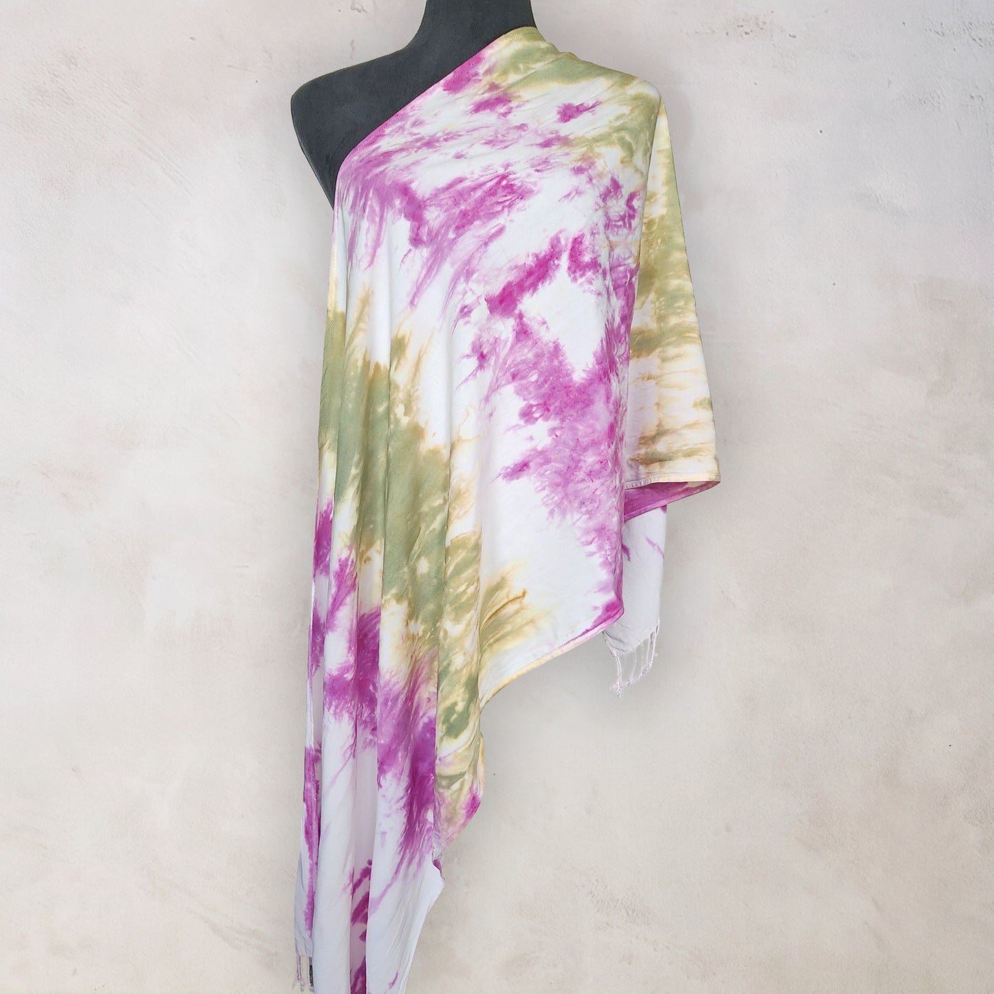 Alpine Thistle Tie Dye Boho Scarf