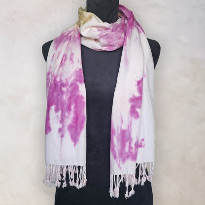 Alpine Thistle Tie Dye Boho Scarf