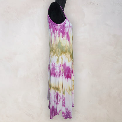 Alpine Thistle Tie Dye Boho Dress