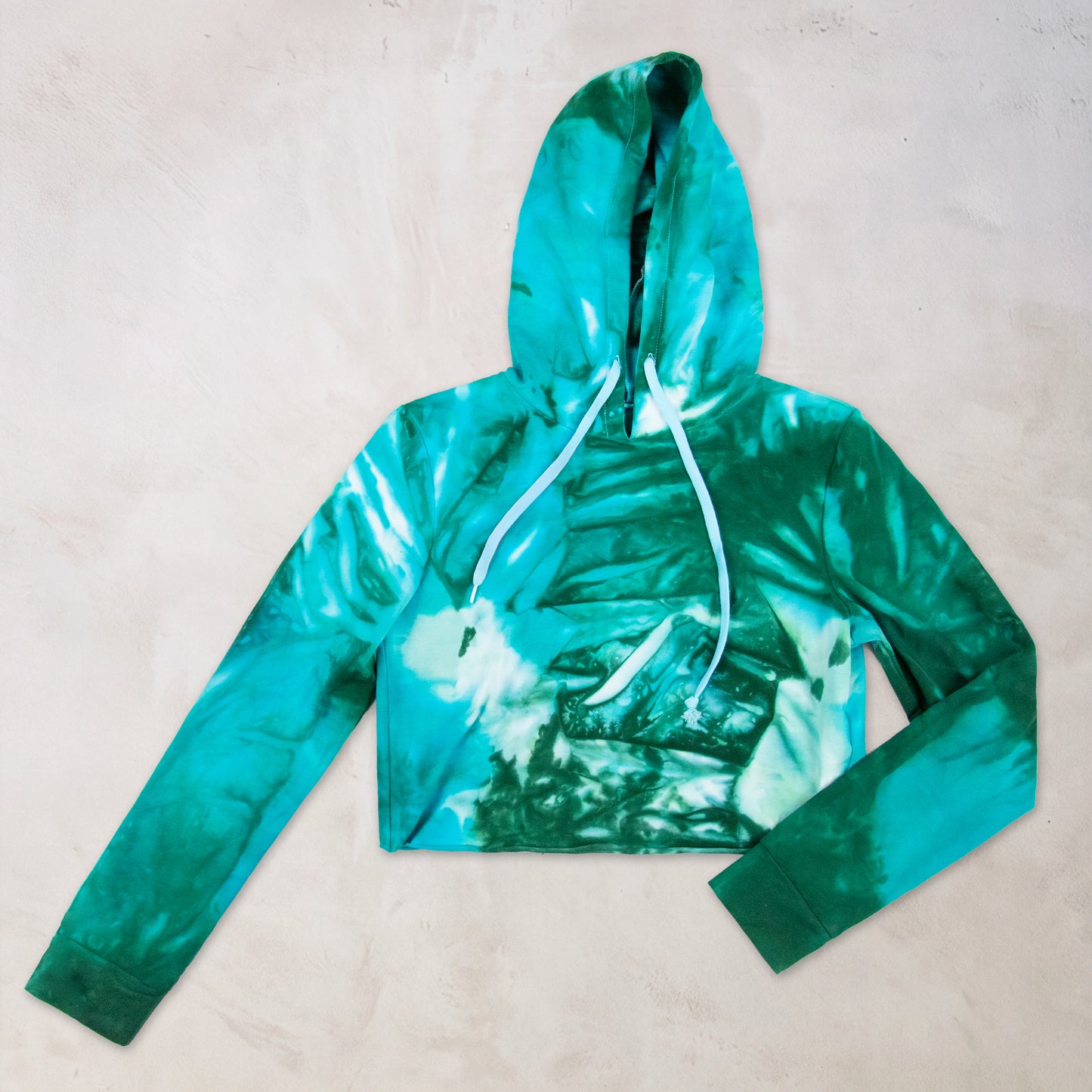 Anuket Tie Dye Cropped Hoodie