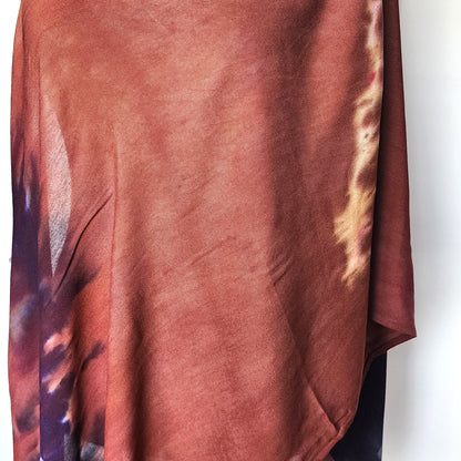 Arroyo Dusk Tie Dye Boho Scarf