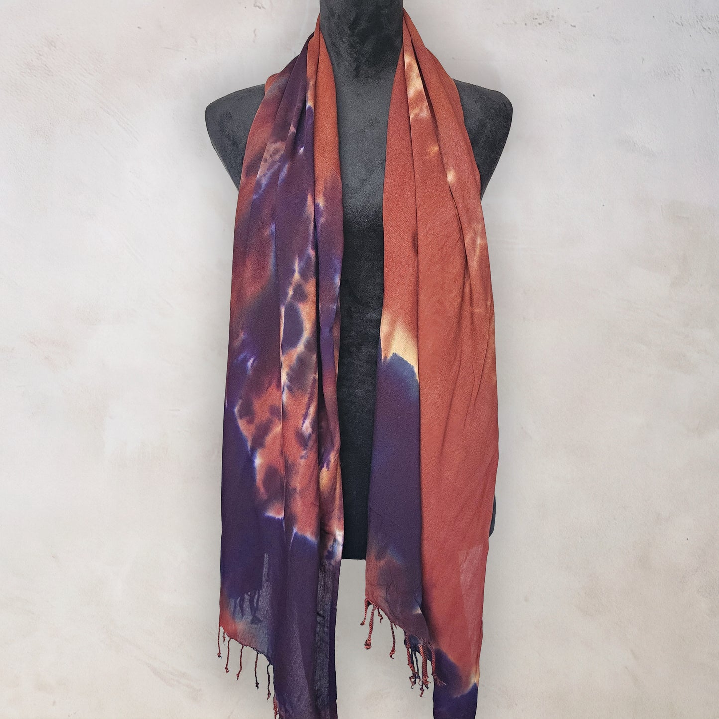 Arroyo Dusk Tie Dye Boho Scarf