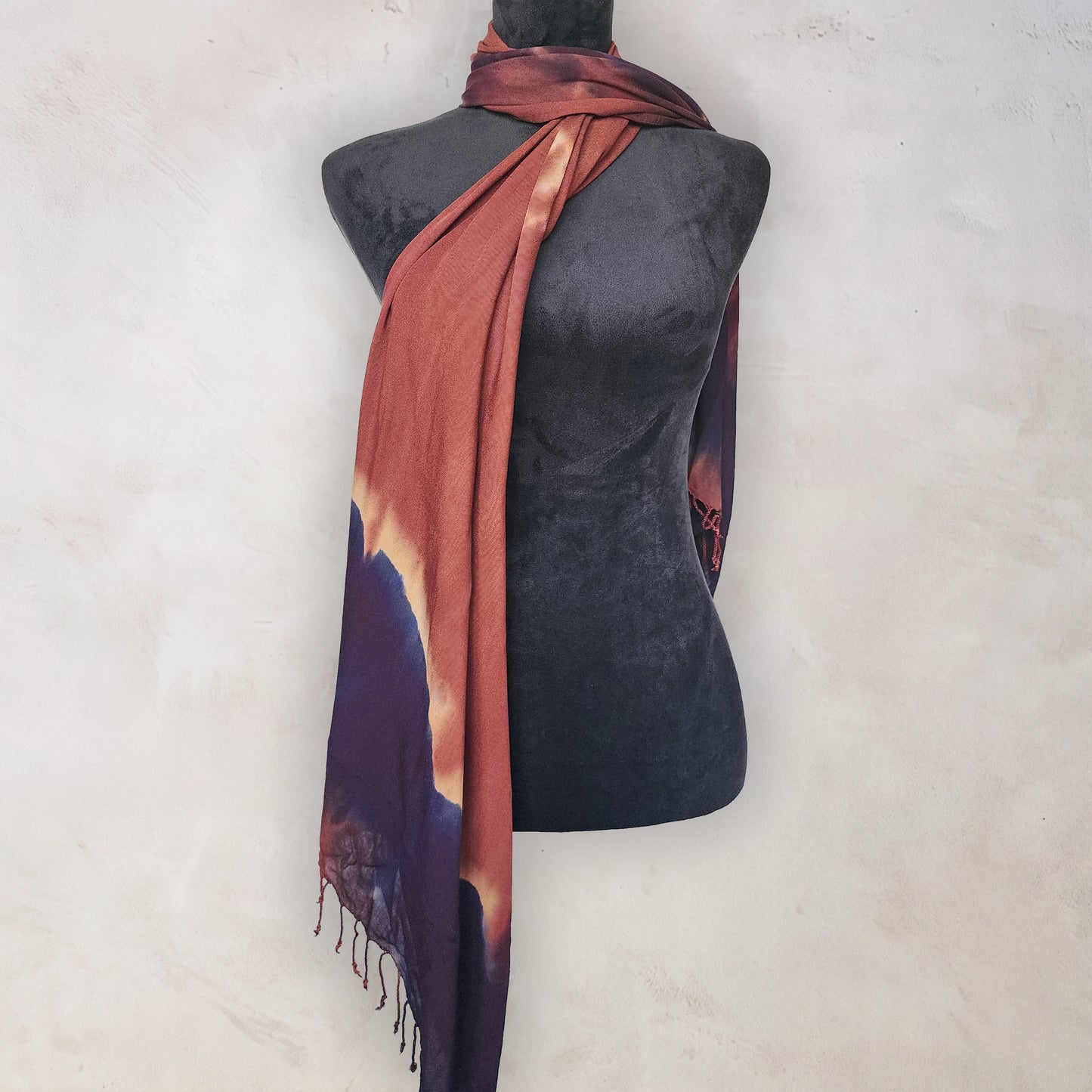 Arroyo Dusk Tie Dye Boho Scarf