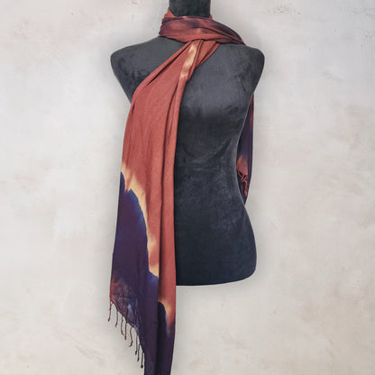 Arroyo Dusk Tie Dye Boho Scarf