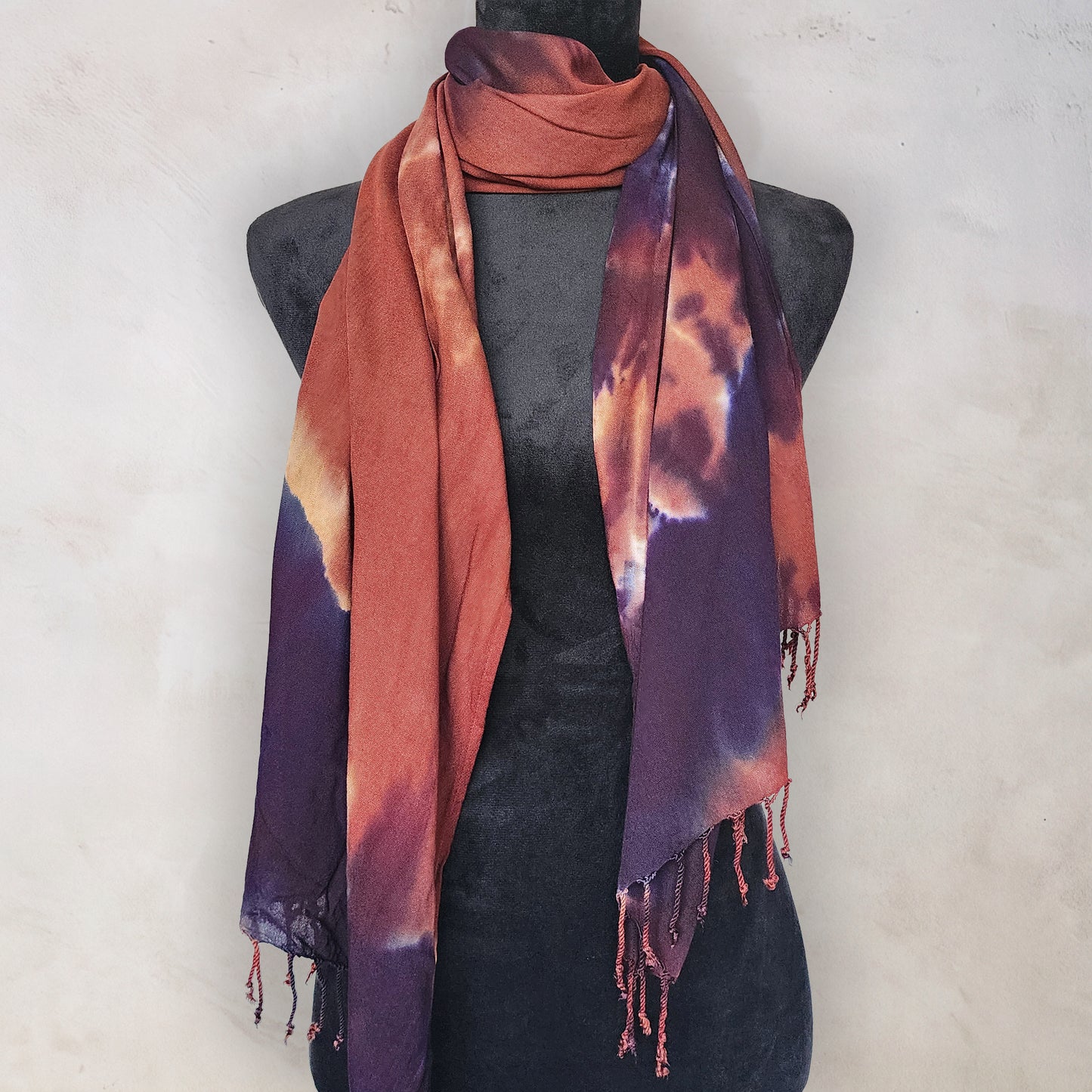 Arroyo Dusk Tie Dye Boho Scarf