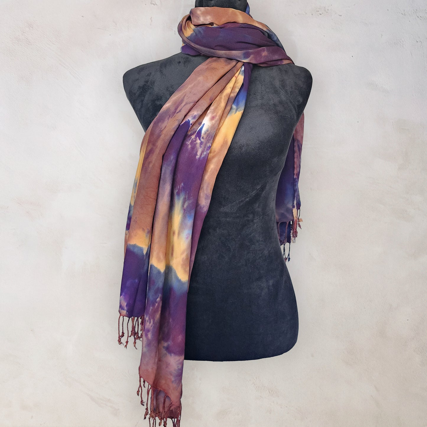 Arroyo Dusk Tie Dye Boho Scarf