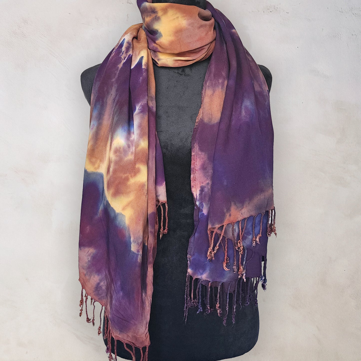 Arroyo Dusk Tie Dye Boho Scarf