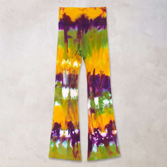 Bohemian Summer Tie Dye Flare Leggings