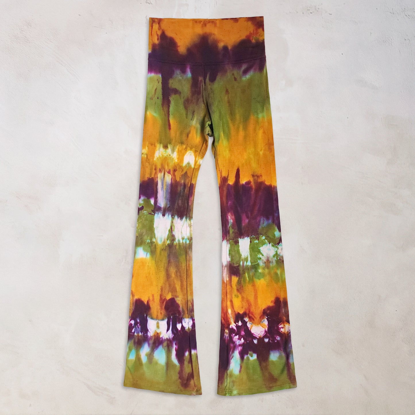 Bohemian Summer Tie Dye Flare Leggings