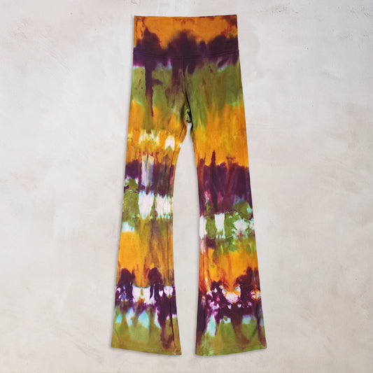 Bohemian Summer Tie Dye Flare Leggings