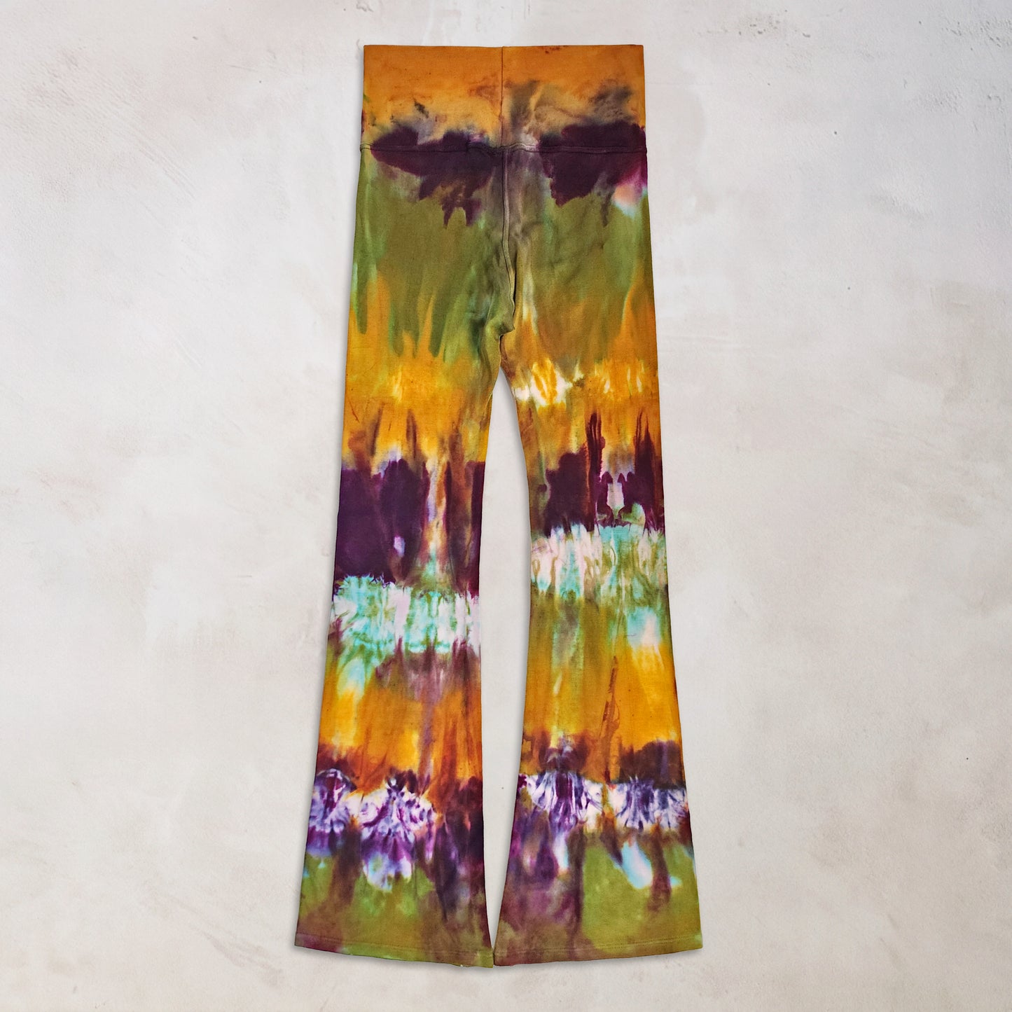 Bohemian Summer Tie Dye Flare Leggings