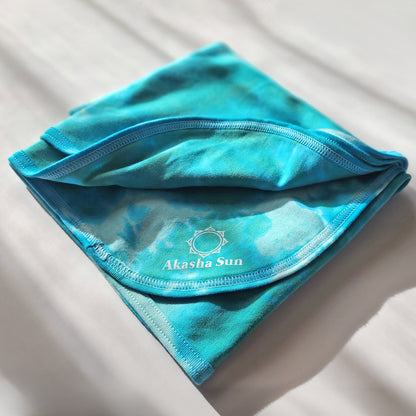 Caribbean Organic Tie Dye Baby Blanket