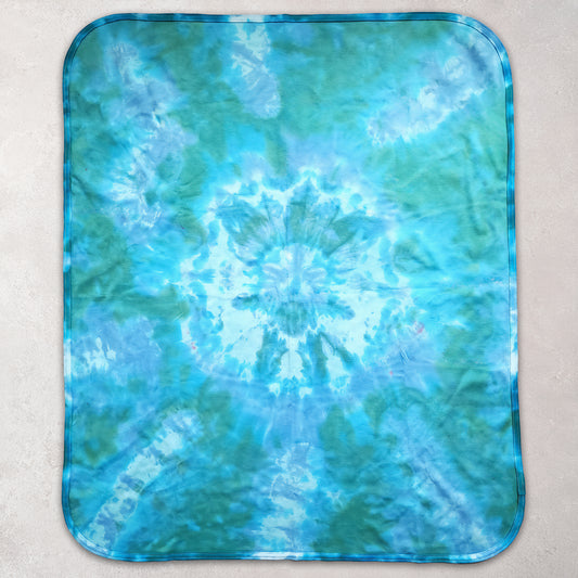Caribbean Organic Tie Dye Baby Blanket