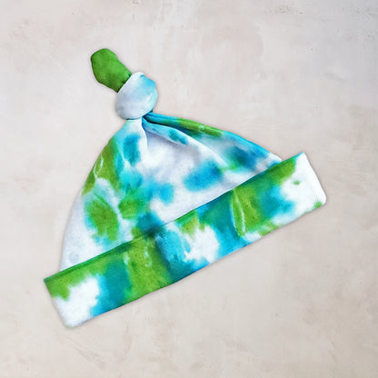 Chrysocolla Tie Dye Organic Baby Hat