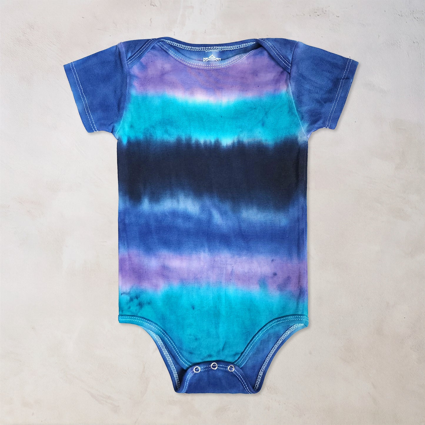 Colorado Dusk Organic Tie Dye Baby Bodysuit