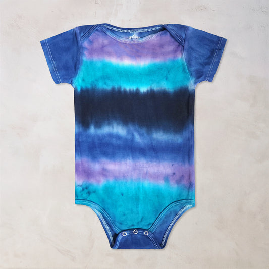 Colorado Dusk Organic Tie Dye Baby Bodysuit