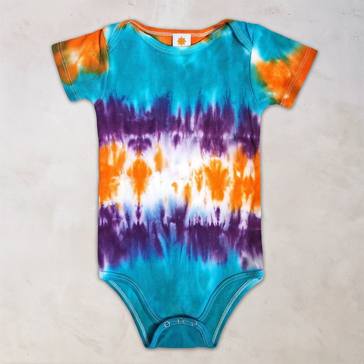 Coventina Organic Tie Dye Baby Bodysuit