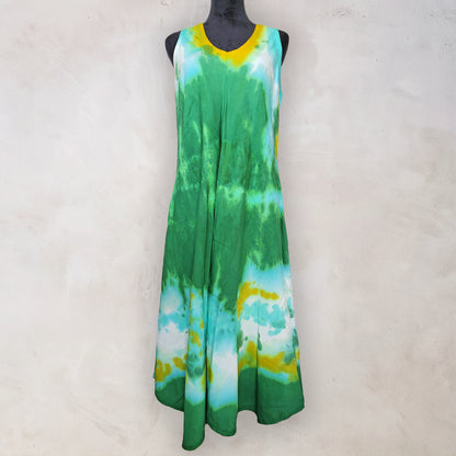 Dandelion Root Tie Dye Boho Dress
