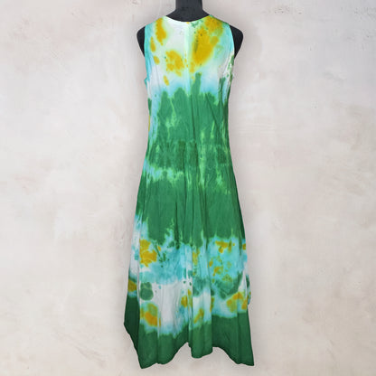 Dandelion Root Tie Dye Boho Dress