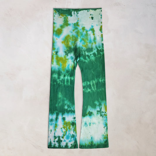 Dandelion Root Tie Dye Flare Leggings